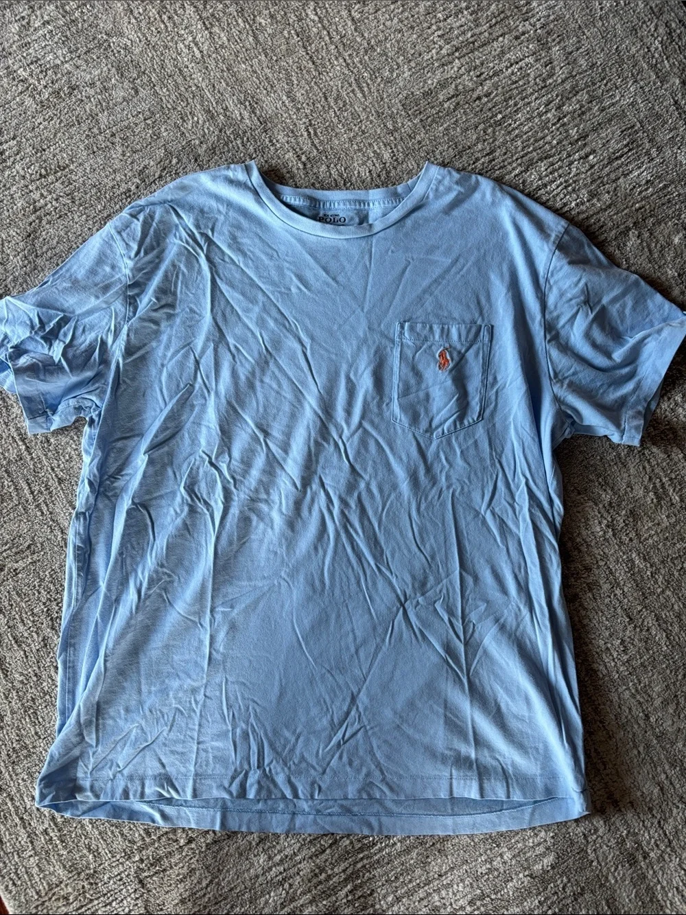 Polo by Ralph Lauren Light Blue Pocket Tee